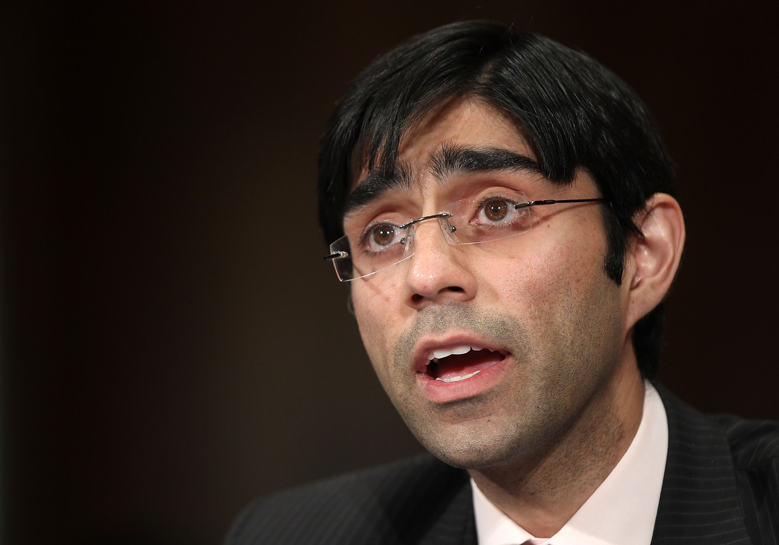 South Asia adviser in the U.S. Institute of Peace's Center for Conflict Analysis and Prevention Moeed Yusuf testifies during a hearing before the Senate Foreign Relations Committee May 5, 2011 on Capitol Hill in Washington, DC. (AFP)