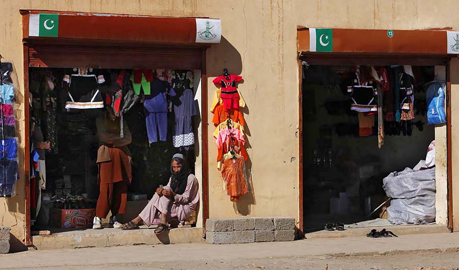 A man sits outside his shop at a market in Chagmalai in Pakistan's South Waziristan tribal region bordering Afghanistan on Nov. 29, 2012. (REUTERS/File)