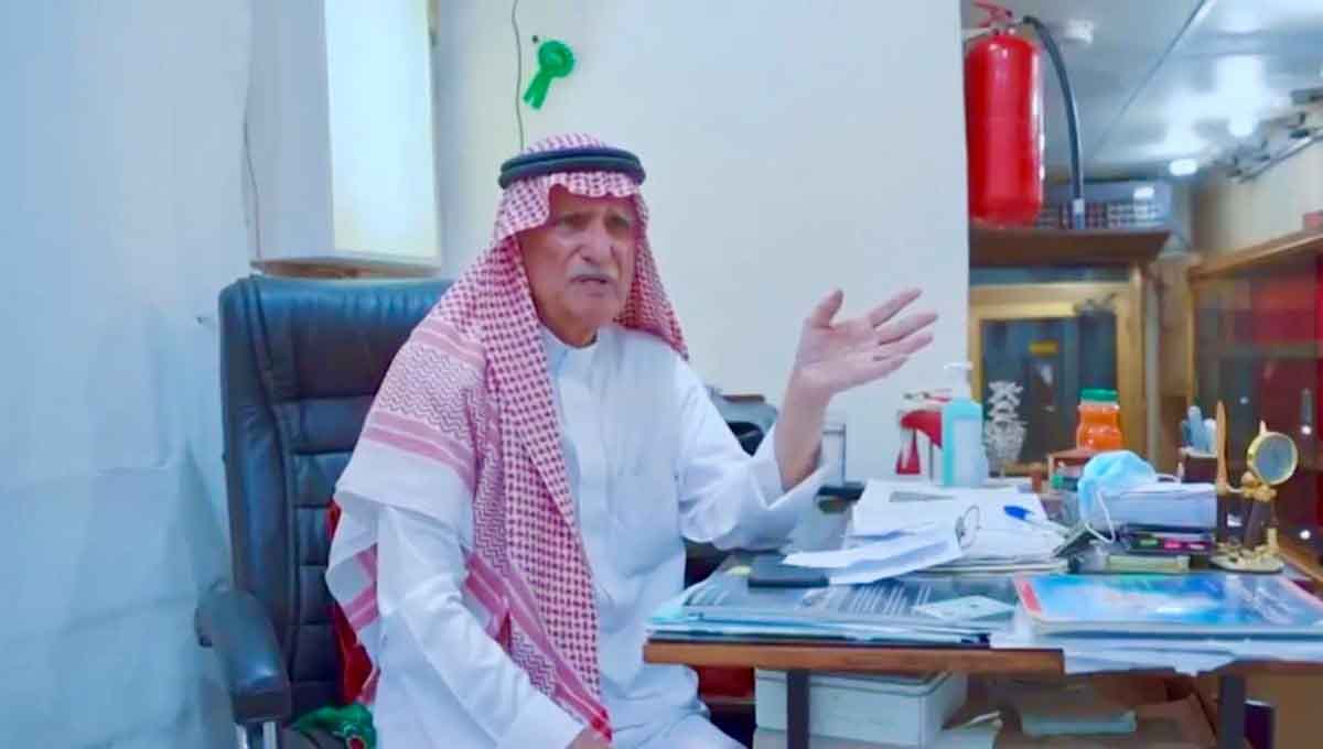 Pakistani doctor Nazir Ahmad Khan at his clinic in Riyadh, Saudi Arabia, on September 29, 2020. (Photo Courtesy: Nazir Ahmad Khan)