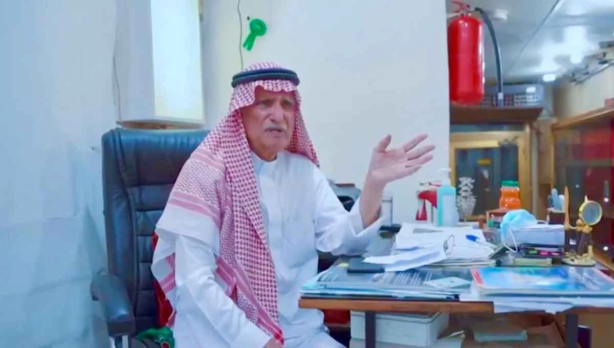 Pakistani doctor Nazir Ahmad Khan at his clinic in Riyadh, Saudi Arabia, on September 29, 2020. (Photo Courtesy: Nazir Ahmad Khan)