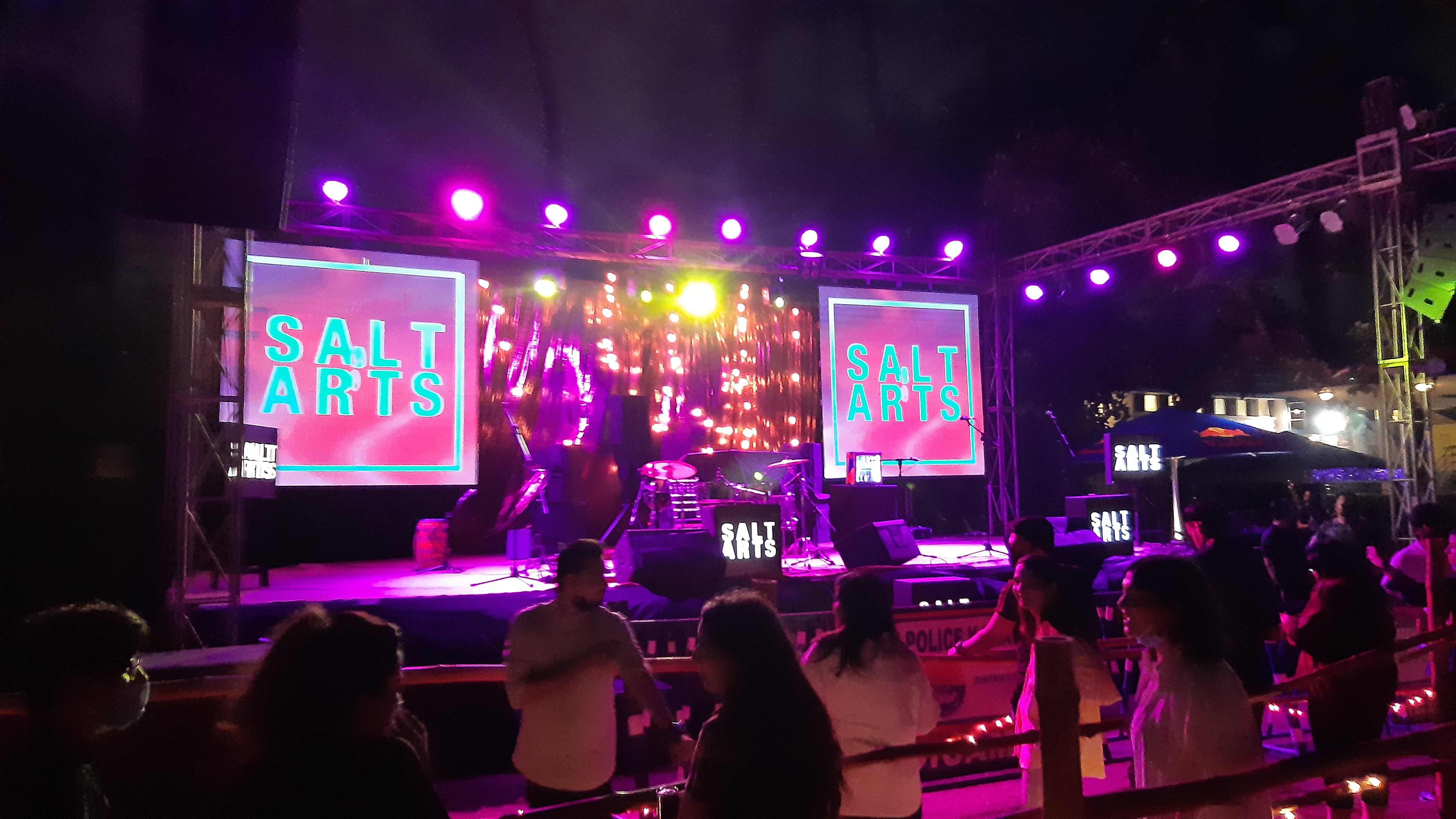 "Comeback Karachi" the first socially distanced outdoor music event to take place in Pakistan during the pandemic took place at Beach Luxury Hotel Gardens in Karachi on Oct. 3, 2020. (Photo courtesy: Mohsin Shahid)