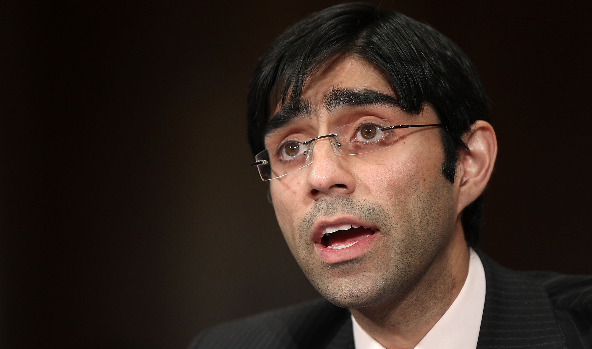 This file photo shows Dr. Moeed Yusuf at the Senate Foreign Relations Committee in Capitol Hill, Washington DC, on May 5, 2011. (Getty Images via AFP)