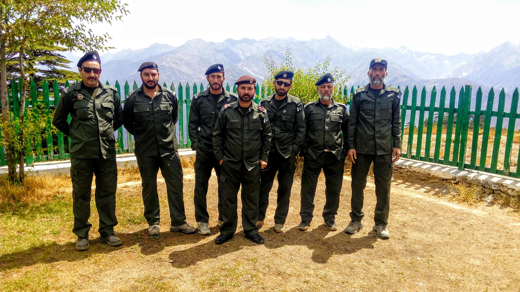 Wildlife wardens, who derive from local communities, pose for a photo at Chitral Gol National Park in Khyber Pakhtunkhwa, Pakistan, on August 20, 2019. (Photo courtesy: Chitral Gol National Park)