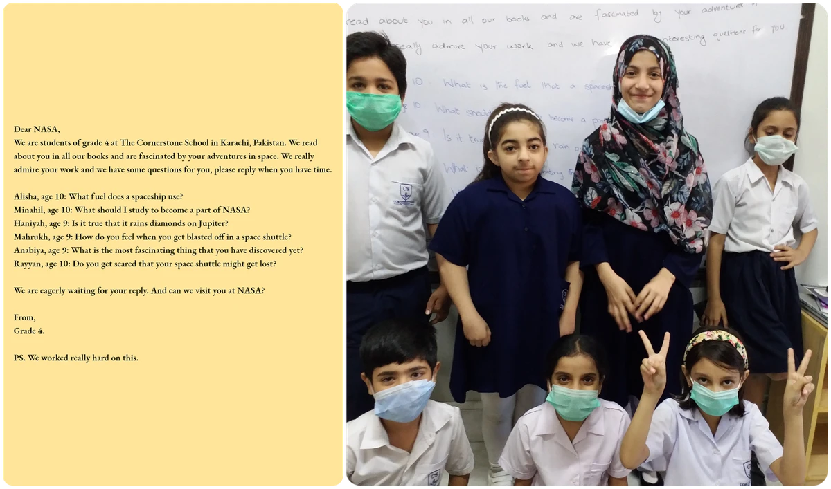 A Karachi teacher posted her students’ questions to NASA on Twitter. Scientists replied