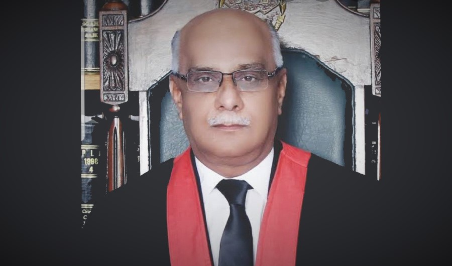 File photo of Chief Justice of the Peshawar High Court, Justice Waqar Ahmed Seth who died of coronavirus on November 12, 2020. (Photo Courtesy: Peshawar High Court)