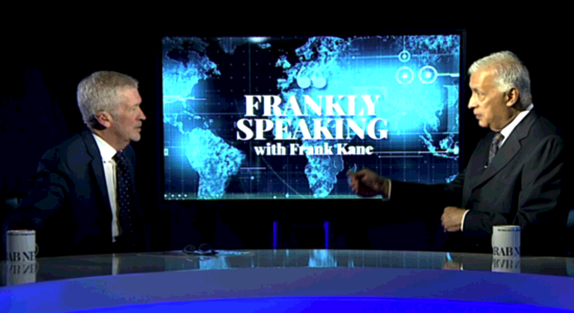 Former Prime Minister of Pakistan, Shaukat Aziz, at Arab News' newly launched political talk show Frankly Speaking presented by @frankkanedubai on Nov. 22, 2020 in Dubai (Arab News photo)