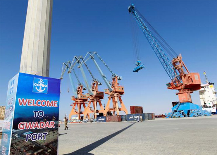 A general view of the port before the inauguration of the China Pakistan Economic Corridor port in Gwadar, Pakistan November 13, 2016. (REUTERS)