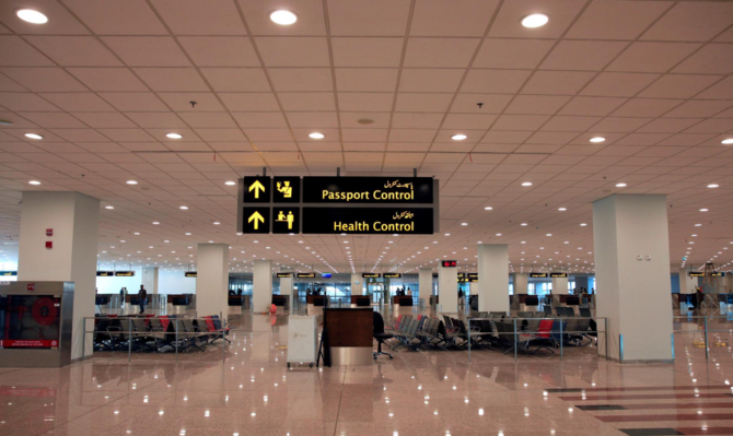 FILE - A general view of the health and passport control area during a media tour of the newly built Islamabad International Airport, ahead of its official opening, Pakistan April 18, 2018. (REUTERS/ File Photo)