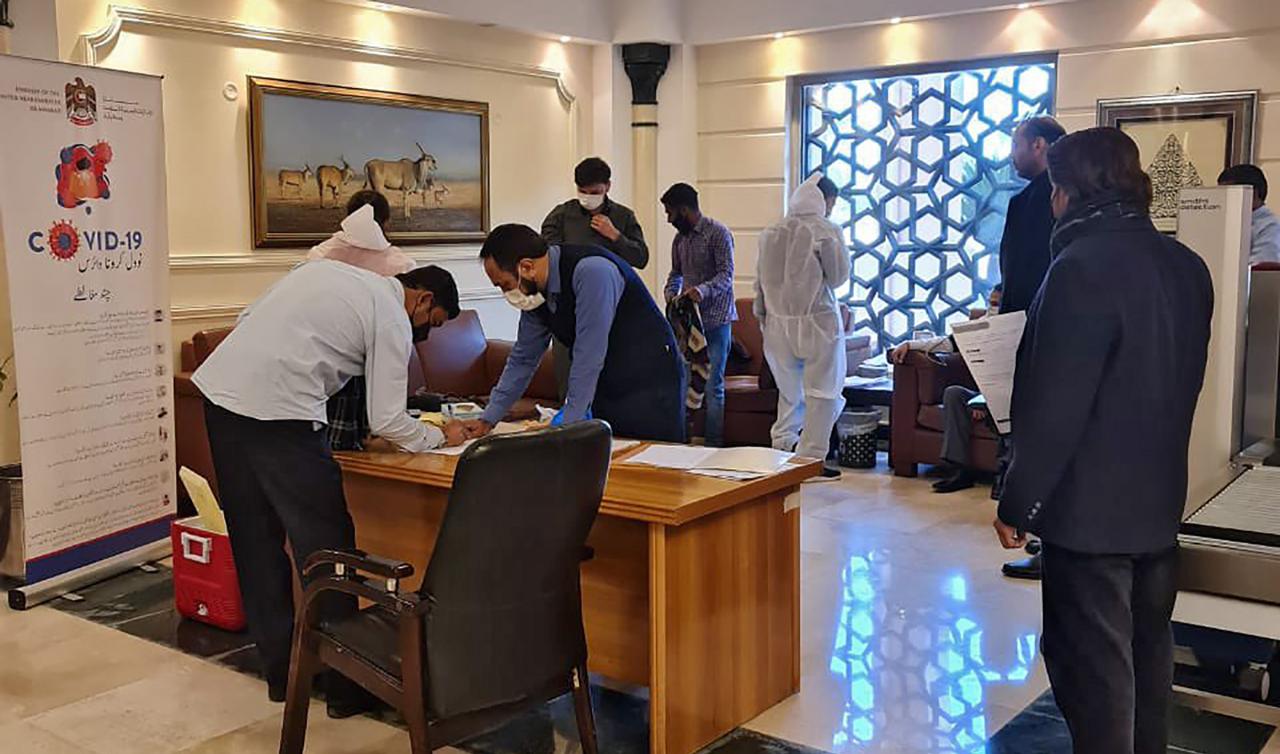 The UAE embassy in Pakistan rolled out a COVID-19 vaccination program that lasted two days and ended on Jan 22, 2021. (Photo courtesy: UAE embassy)
