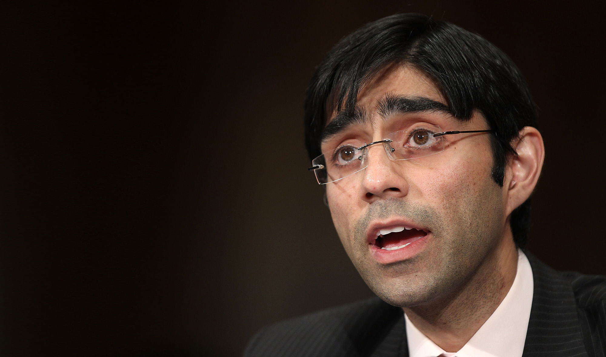 Moeed Yusuf during a hearing before the Senate Foreign Relations Committee at May 5, 2011 on Capitol Hill in Washington, DC. (AFP/File)