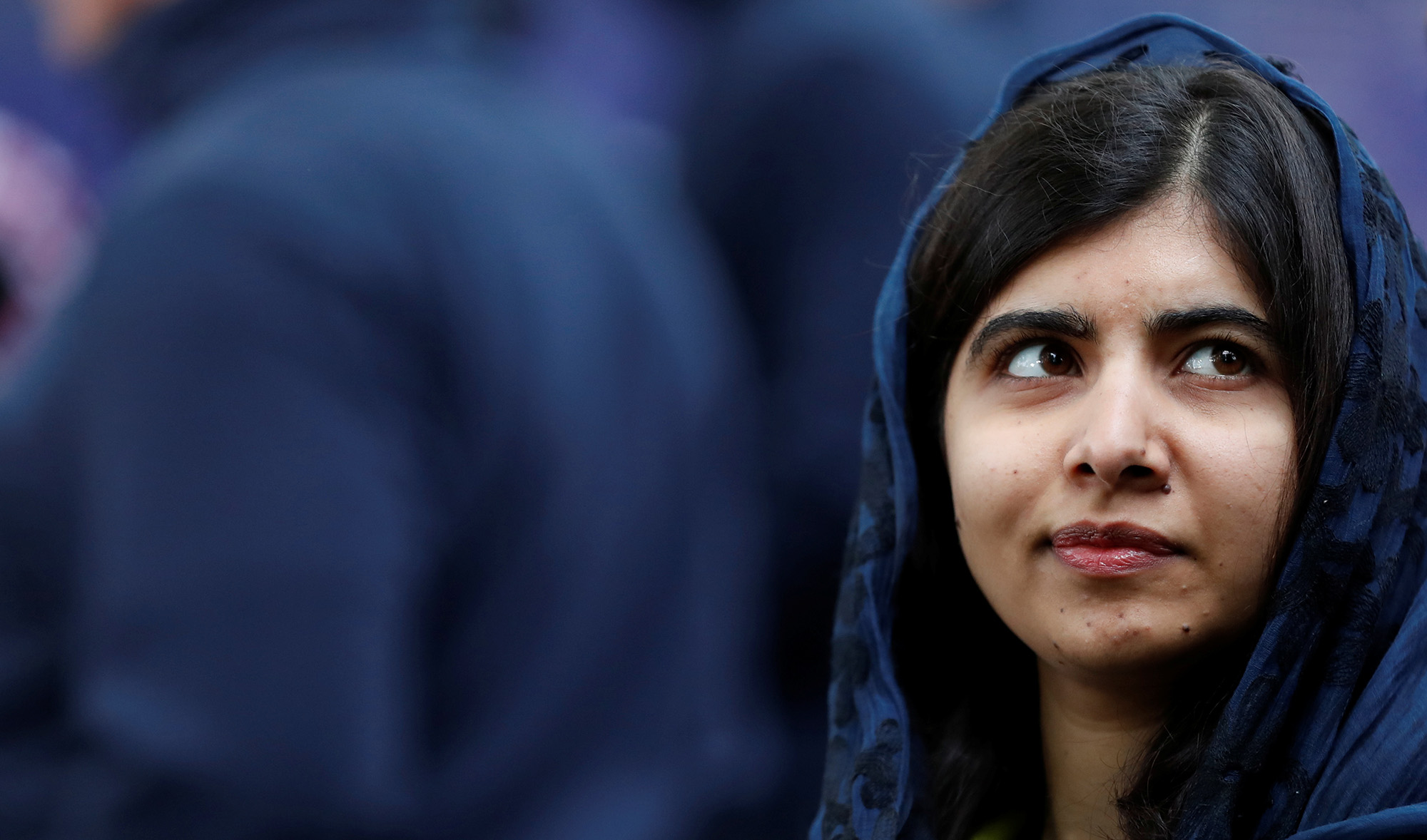 Pakistani Nobel Prize laureate Malala Yousafzai speaks to the media in London on May 29, 2019. (REUTERS/File)