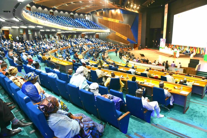 Representatives of OIC member states participate in the 47th session of the group's Council of Foreign Ministers (CFM) in Niamey, Niger, on November 27, 2020. (Photo courtesy: Pakistan Foreign Office)