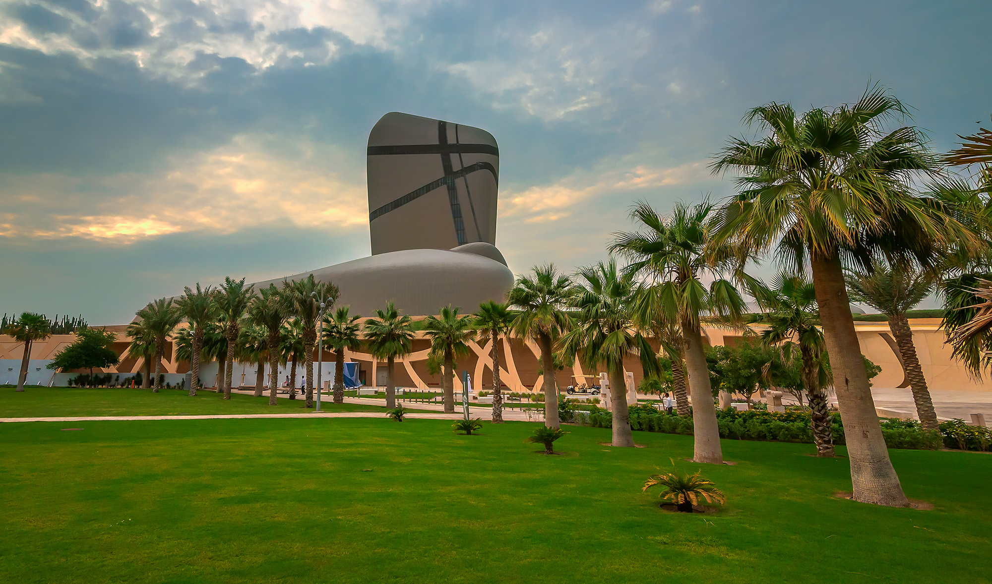 This file photo taken on November 23, 2018, shows a general view of King Abdulaziz Center for World Culture (Ithra) in Dammam, Saudi Arabia. (Shutterstock/File)