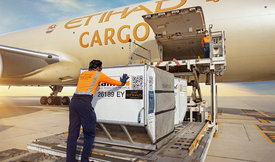 In this undated photo, a plane unload coronavirus vaccine shipment at Abu Dhabi's International Airport, as UAE announced an initiative to accelerate the delivery of coronavirus vaccines to developing nations. (Photo courtesy: HOPE Consortium)