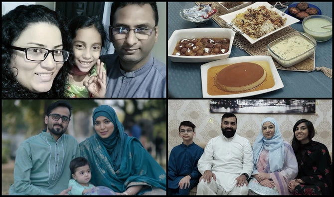 Pakistanis in the UAE turn to online alternatives to celebrate Eid with family members amid the COVID-19 pandemic. (Photo courtesy: Maryam Fazal, Faisal Khan, Hena Mughees)