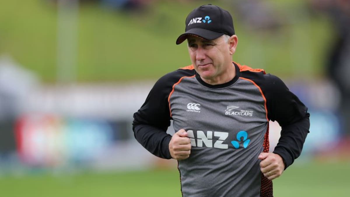 New Zealand v India - First Test - Basin Reserve, Wellington, New Zealand - February 21, 2020 New Zealand's head coach Gary Stead during the warm up. (REUTERS)