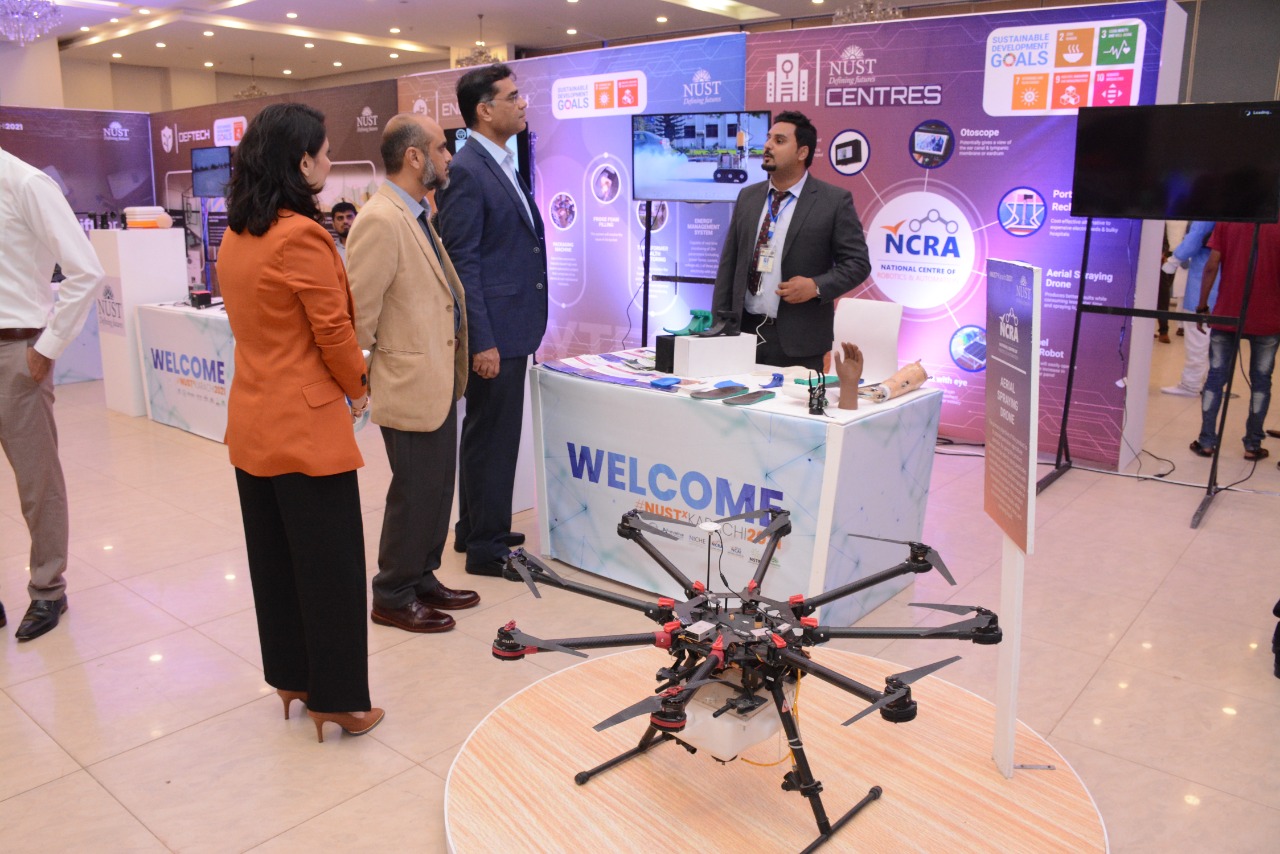 Formula Electric Car showcased by the National University of Sciences and Technology in Karachi, Pakistan, on October 8, 2021. (Photo courtesy: NUST)