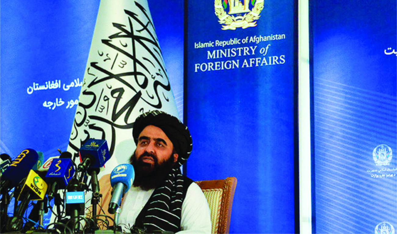 Afghanistan’s interim Foreign Minister Amir Khan Muttaqi is making a reciprocal visit to Pakistan after Pakistan’s Foreign Minister Shah Mahmood Qureshi visited Kabul on Oct. 21. (Arab News/File)