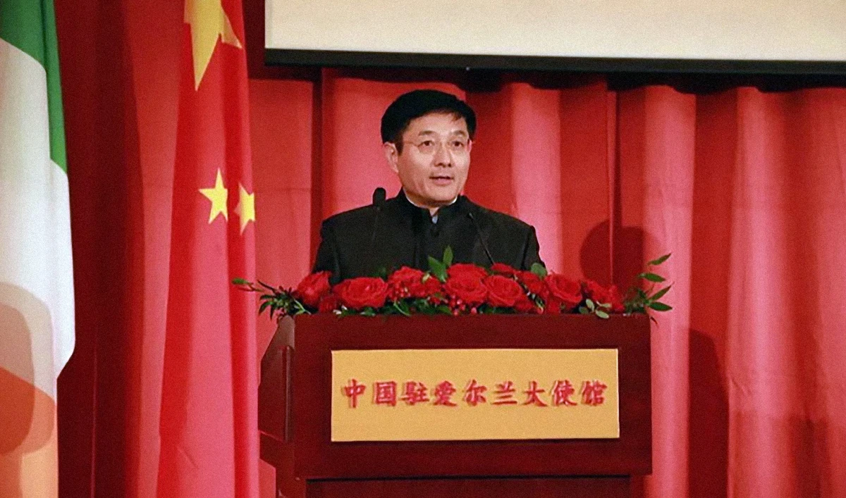 This undated file photo shows China’s Special Envoy for Afghan Affairs Yue Xiaoyong delivering a speech at an event. (Photo courtesy: Xinhua)