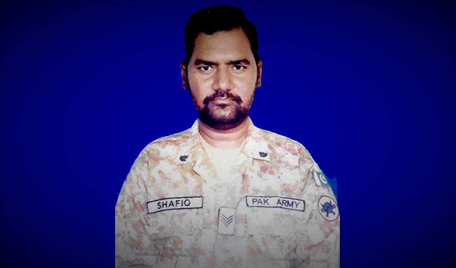 This photo shows Pakistan Army's sepoy Muhammad Shafiq, who lost his life while serving in UN mission in Central African Republic. (Photo courtesy: ISPR)