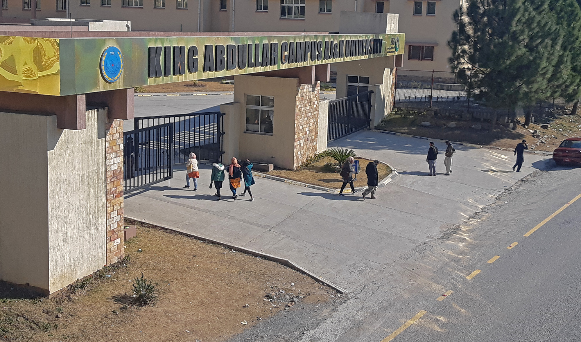 An exterior view of King Abdullah Campus of the University of Azad Jammu and Kashmir in Chhatar Kalas, Pakistan, on January 14, 2022. (AN photo by Zulfiqar Kunbhar)