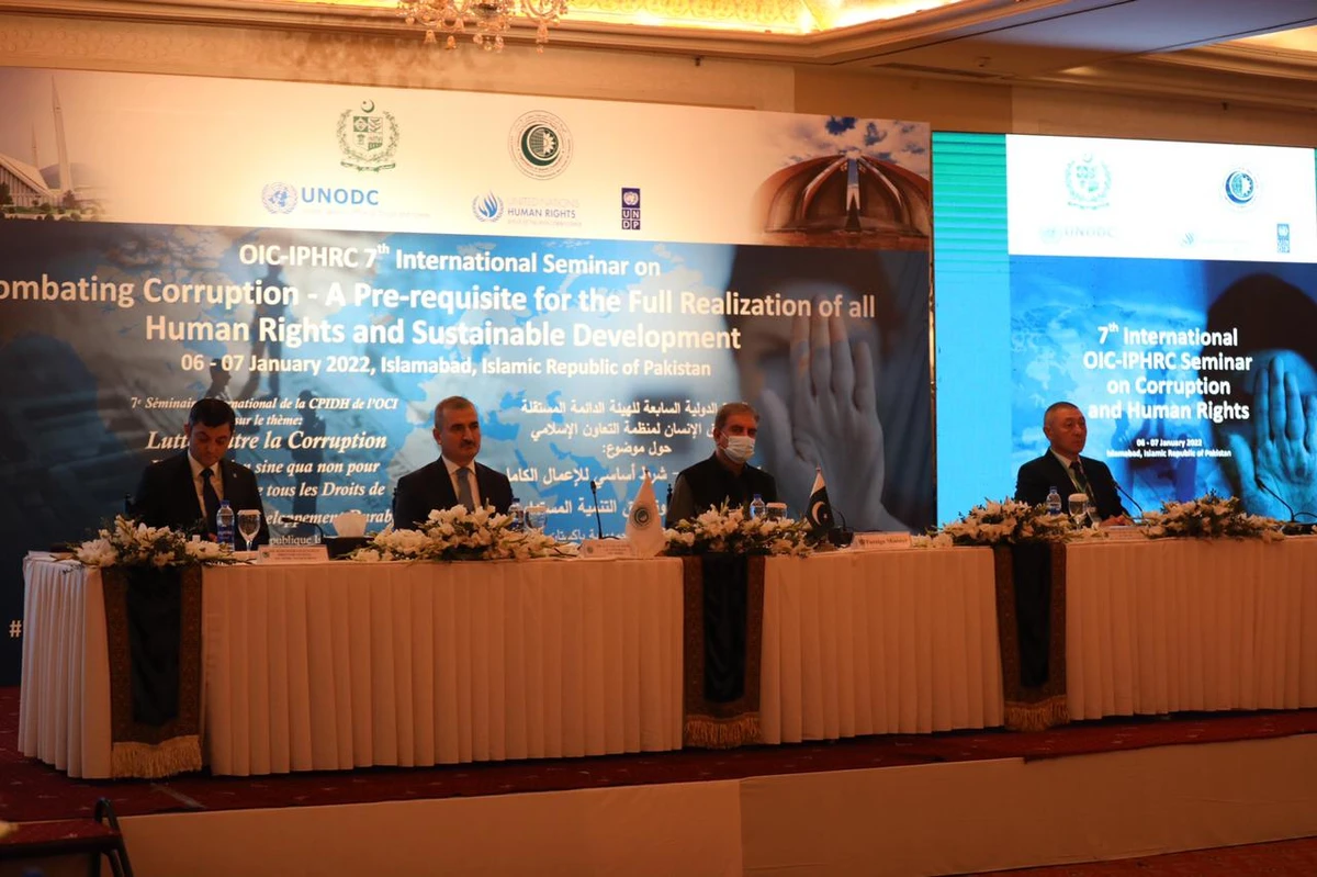 Participants in the two-day seminar co-organized by the Pakistani government and the OIC’s Independent Permanent Human Rights Commission (IPHRC), started in Islamabad, Pakistan on January 6, 2022. ( Photo courtesy: IPHRC)