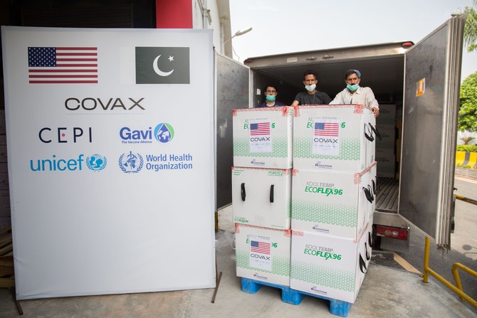 Around 2.5 million doses of the Moderna coronavirus vaccine donated to Pakistan by the United States government will arrived in Islamabad International Airport on July 7, 2021. (Photo Courtesy: US Embassy in Islamabad/FILE)