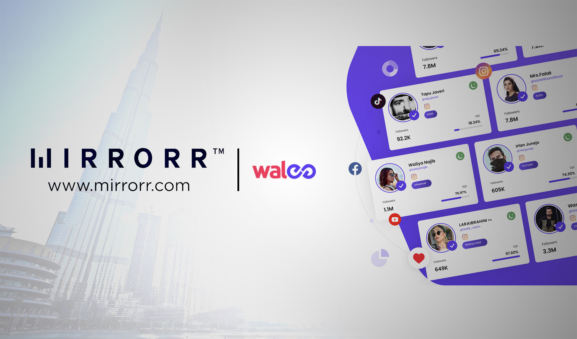 Pakistani influencer platform acquires UAE-based Mirrorr.com in move to enter Middle East