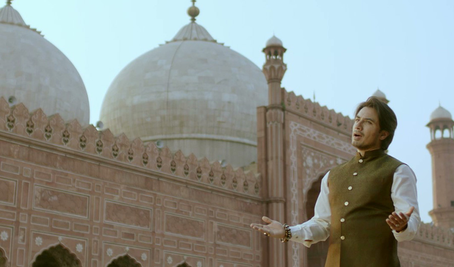 Pakistani singer Ali Zafar sings the official anthem of 48th session of the Organisation of Islamic Cooperation’s (OIC) Council of Foreign Ministers scheduled to be held in Islamabad on March 22-23 (Screengrab)
