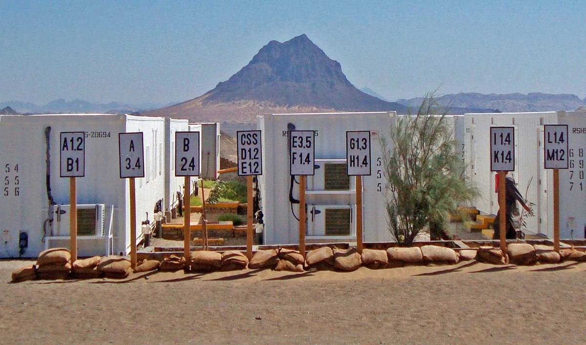 Empty trailers to house workers at the site of the gold and copper mine exploration project are seen in Reko Diq in Pakistan's province of Balochistan in this undated 2010 photo. (REUTERS/File)