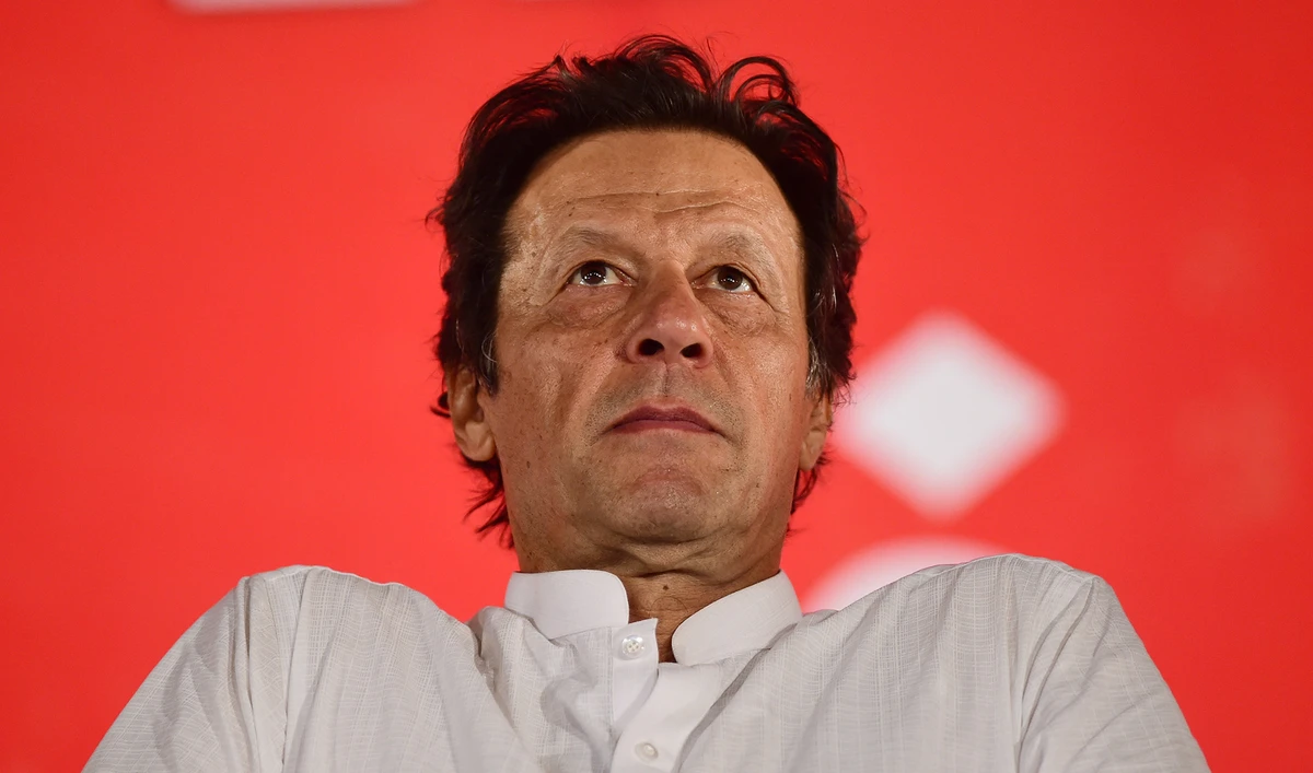 Pakistan Prime Minister Imran Khan arrives to attend an election campaign rally ahead of the general election in Islamabad on July 21, 2018. (AFP/File)