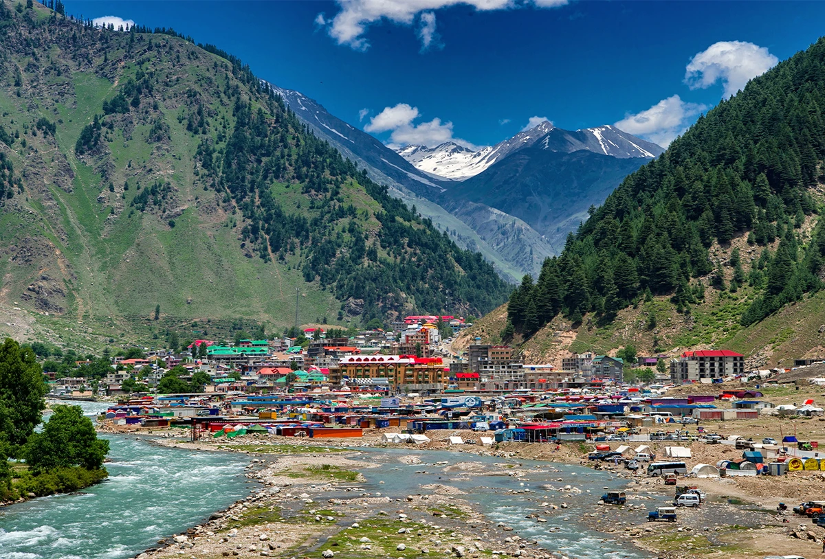 A general view of Naran valley is pictured in Mansehra District of Khyber Pakhtunkhwa province on June 28, 2021. (AFP/File)