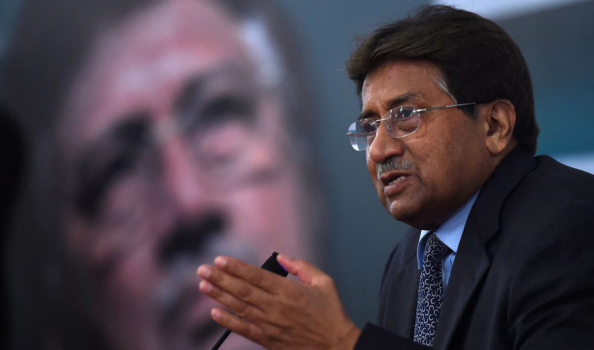 Former Pakistani president and military ruler, Pervez Musharraf addresses a youth parliament in Karachi on December 4, 2014. (AFP/File)