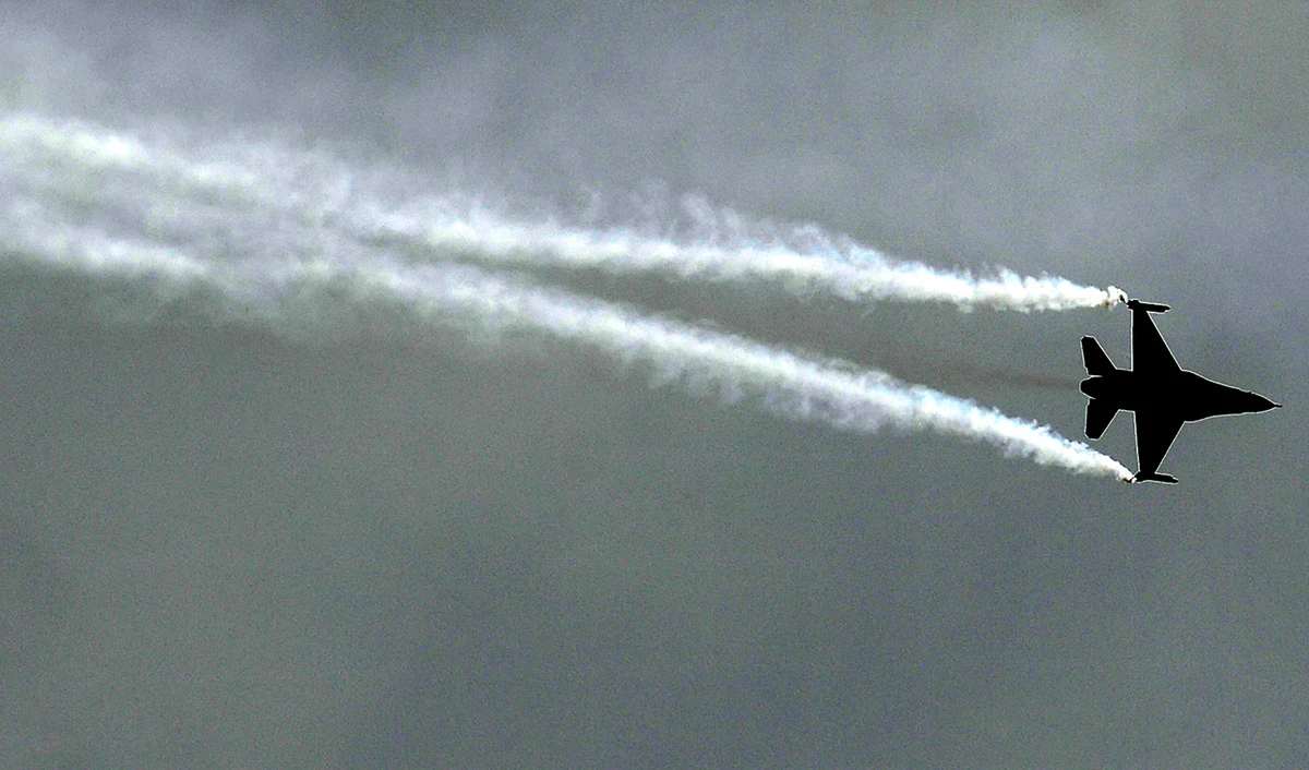 Pakistan's Air Force fighter aircrafts take part in a rehearsal for the Pakistan Day parade, in Islamabad on March 20, 2021 ahead of Pakistan's National Day celebrations on March 23. (AFP/File)