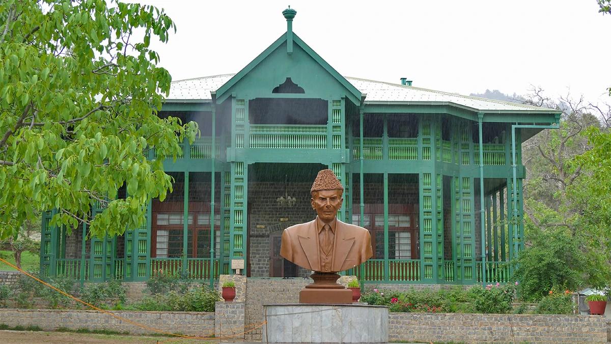 The picture taken on August 2, 2022 shows exterior view of Quaid-e-Azam Residency in Ziarat, Balochistan, Pakistan. (AN Photo)