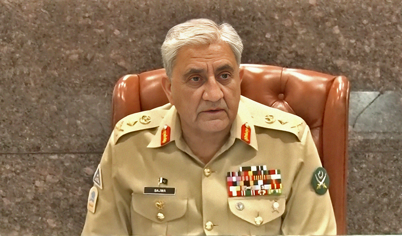 Pakistan's Army Chief General Qamar Javed Bajwa chairs Corps Commanders’ Conference in Rawalpindi, Pakistan, on October 18, 2022. (ISPR)