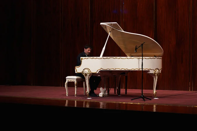 Paul Lay's performance included the beloved “Symphonie No. 7” and variations of “In Vienna,” reimagined with a twist of jazz and blues elements. (AN Photo: Abdulrahman BinShalhoub)