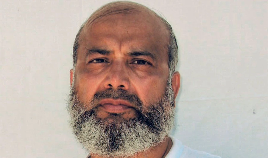 This undated photo made by the International Committee of the Red Cross and provided by lawyer David H. Remes, shows Guantanamo prisoner Saifullah Paracha. (AP)