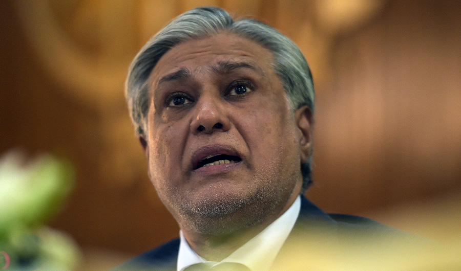 In this file photo, Pakistani Finance Minister Ishaq Dar speaks during a press conference in Islamabad on June 2, 2016. (AFP/FILE)