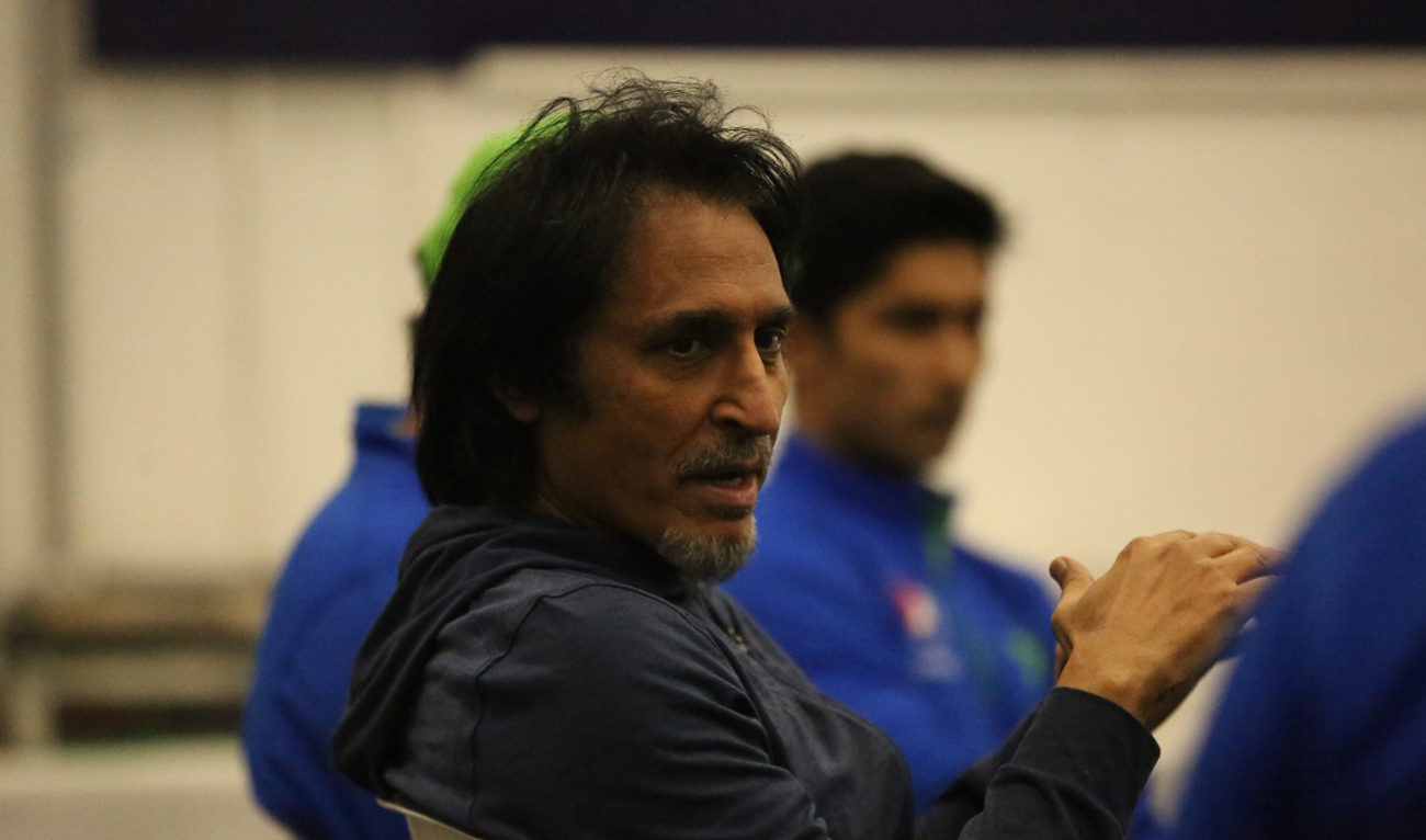 Pakistan Cricket Board (PCB) Chairman Ramiz Raja speaks to the national squad in Melbourne, Australia on November 11, 2022, ahead of their ICC men's Twenty20 World Cup 2022 final cricket match against England on November 13. (Photo courtesy: PCB)