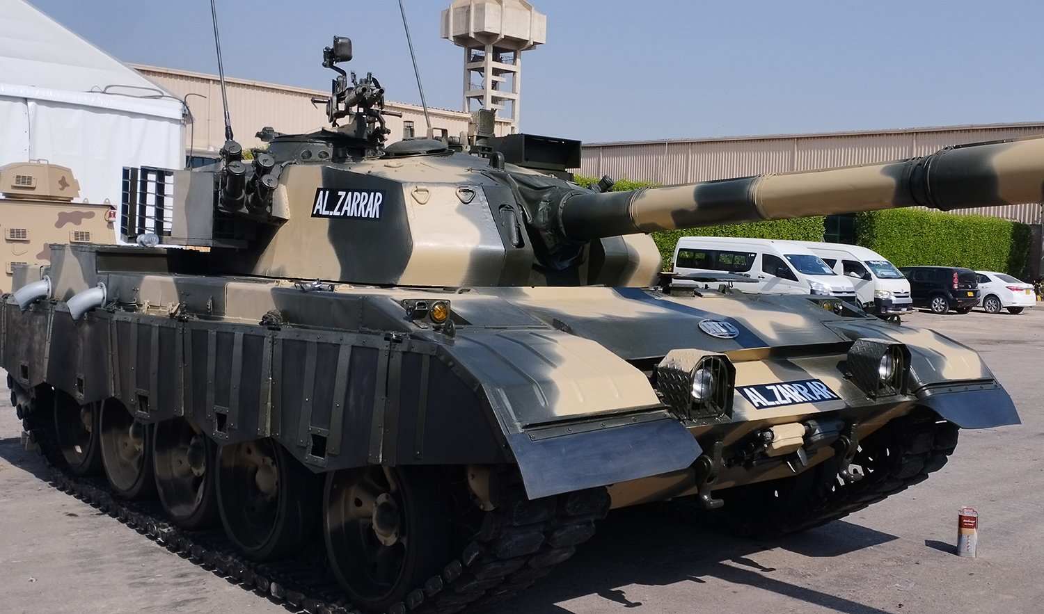 The Al-Zarrar, a third-generation battle tank, currently in the service of the Pakistan Army, will also be displayed at IDEAS 2022. (AN photo)