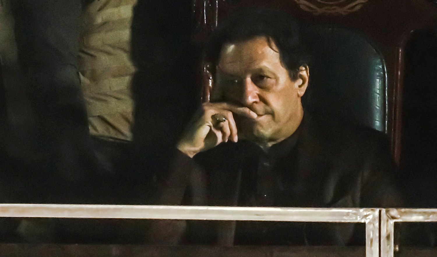 Pakistan's former Prime Minister Imran Khan during his Pakistan Tehreek-e-Insaf party's rally in Rawalpindi, Pakistan on November 26, 2022. (REUTERS)
