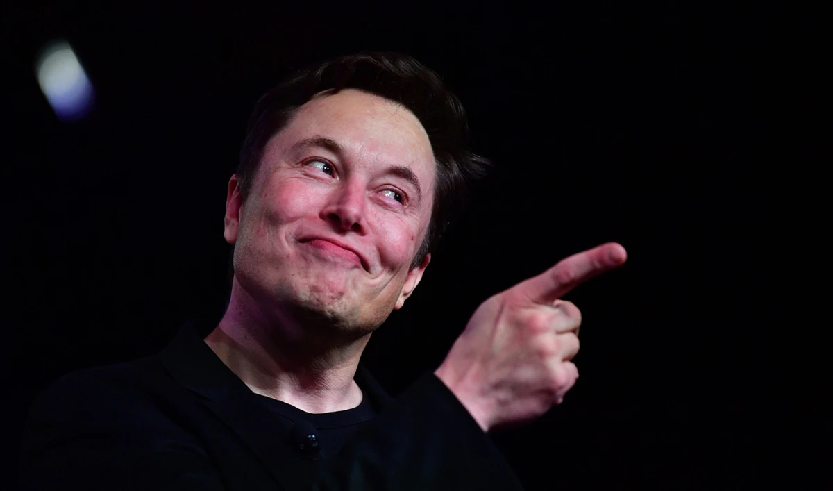 In this file photo taken on March 14, 2019, Tesla CEO Elon Musk speaks during the unveiling of the new Tesla Model Y in Hawthorne, California. (AFP/File)