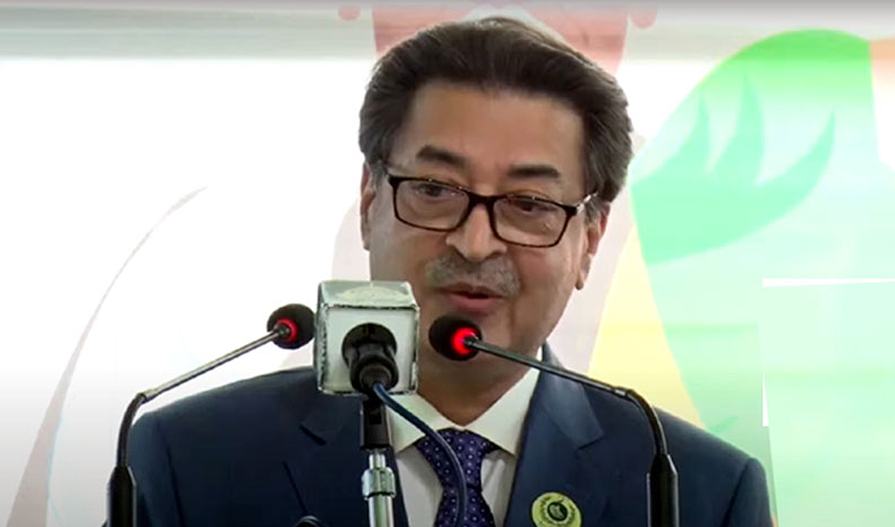 Pakistan's chief election commissioner Sikandar Sultan Raja addresses an event to mark National Voters' Day in Islamabad on December 7, 2022. (Photo courtesy: Radio Pakistan)