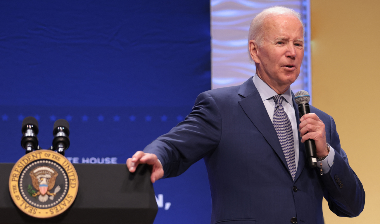 US President Joe Biden speaks during the White House Conference on Hunger, Nutrition, and Health at the Ronald Reagan Building in Washington, DC, September 28, 2022. (Photo courtesy: AFP/File)