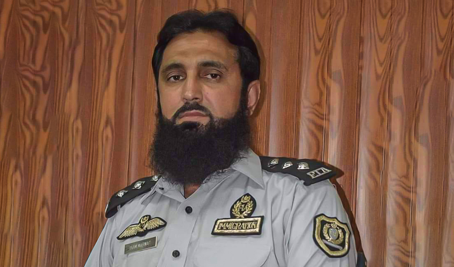 An undated file photo of Pakistan's Federal Investigation Agency (FIA) Assistant Director Inamullah Khan. (Photo courtesy: social media)