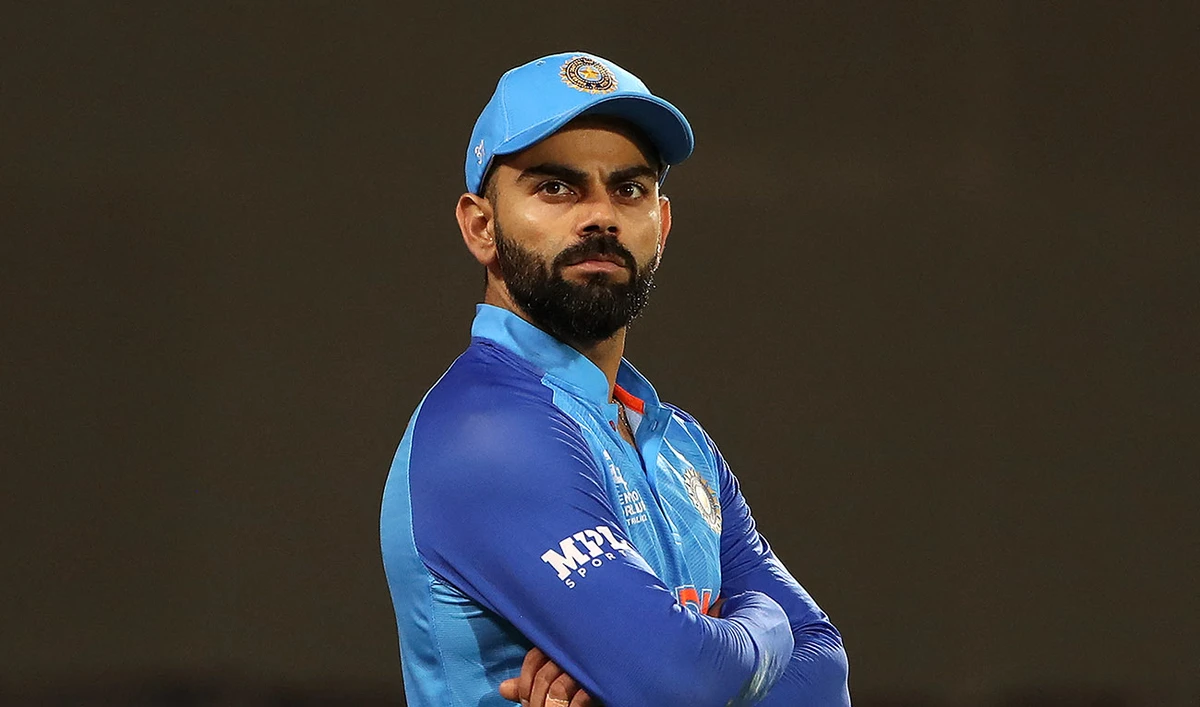 India's Virat Kohli looks on during the ICC men's Twenty20 World Cup 2022 semi-final cricket match between England and India at The Adelaide Oval on November 10, 2022, in Adelaide. (Photo courtesy: AFP/FILE)