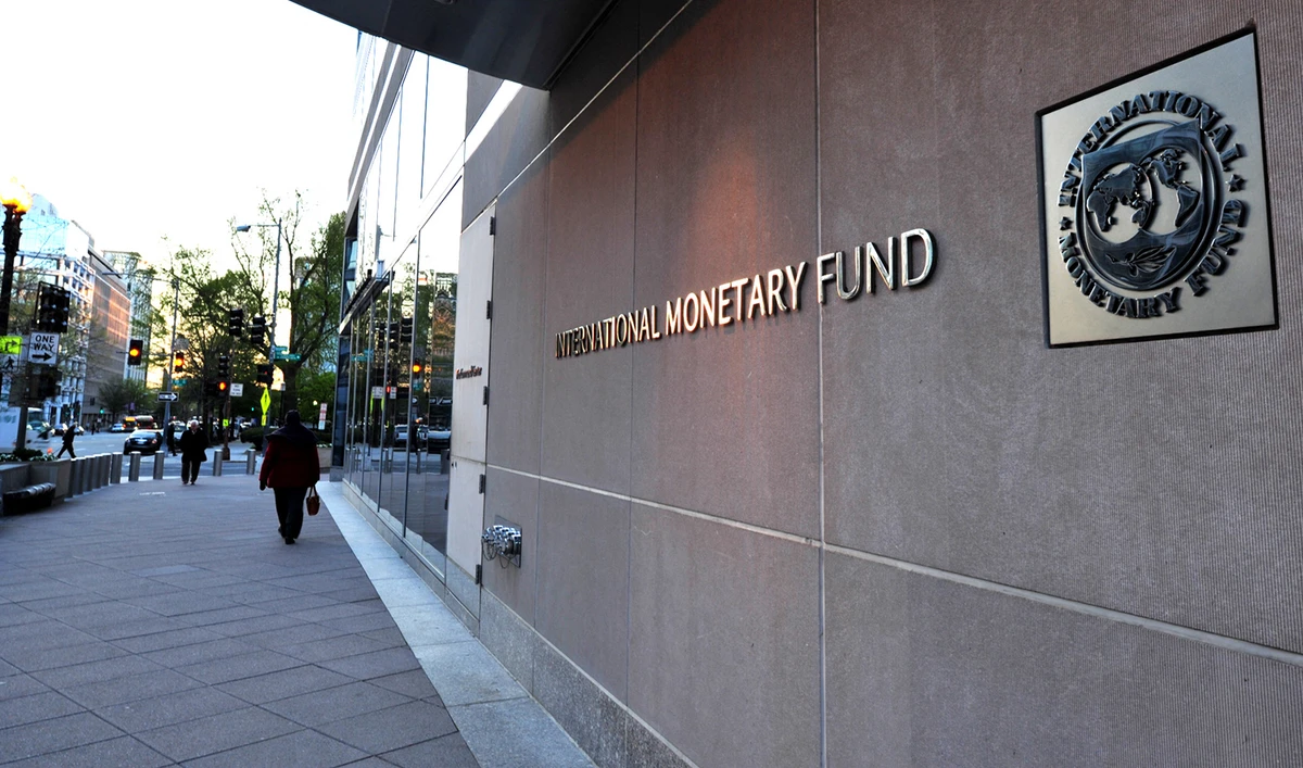 A general view of the International Monetary Fund (IMF) building in Washington DC, United States, on April 5, 2016. (AFP/File)
