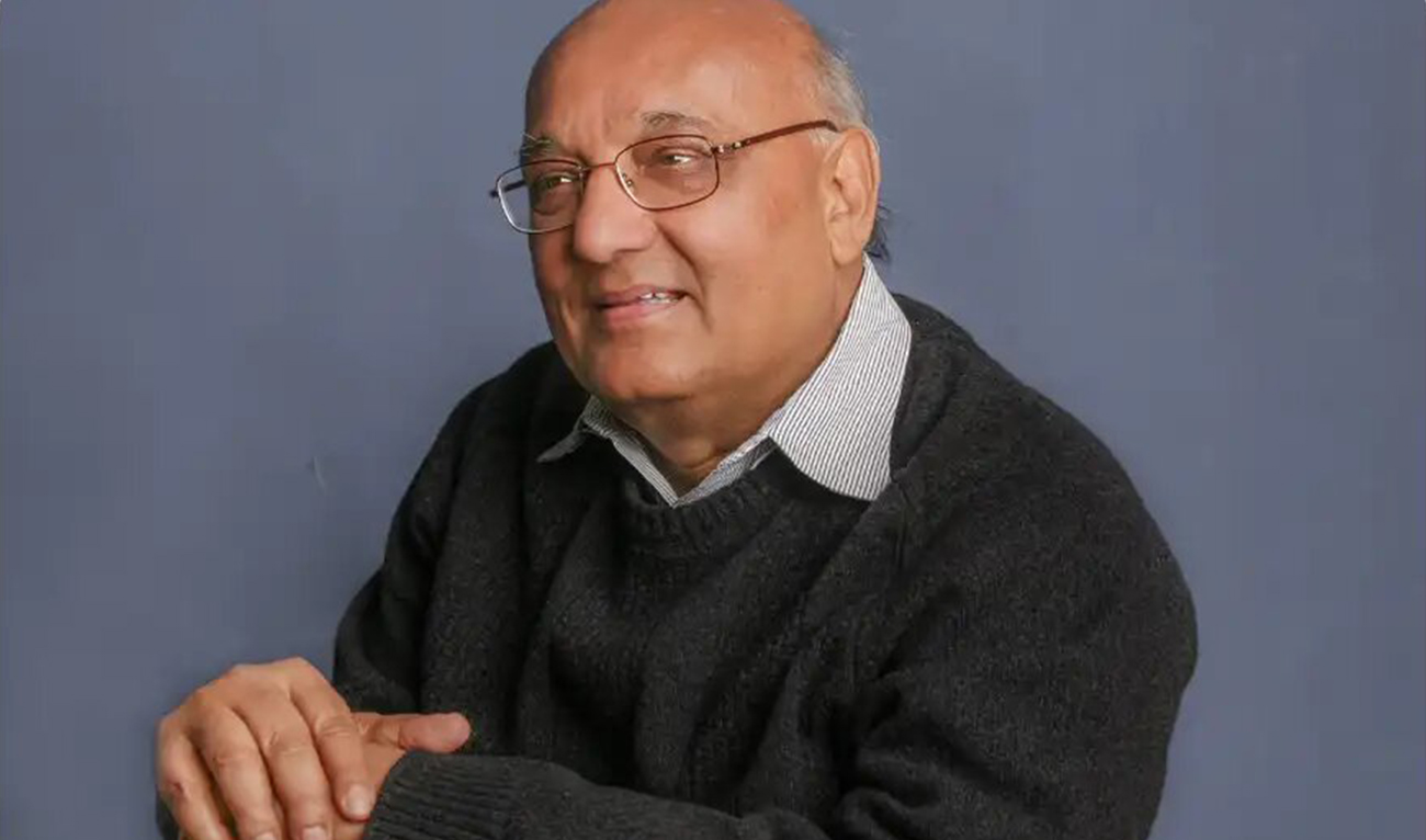 This undated photo taken from Amjad Islam Amjad's official website shows the literary posing for the camera. (Photo courtesy: amjadislamamjad.com/website)