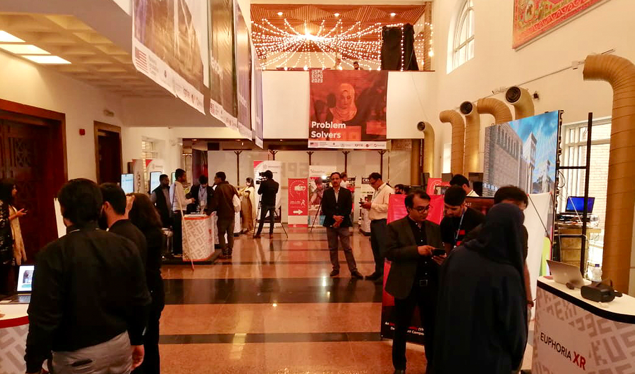 A general view of the US-Pakistan Innovation Expo in Islamabad, Pakistan on March 18, 2023. (AN Photo)